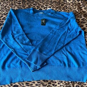 L.L. Bean Vibrant Blue Crewneck Sweater